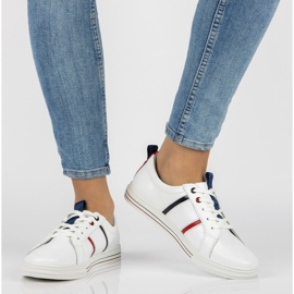 Nahkakengät Filippo DP2045 / 21 Wh valkoinen 1