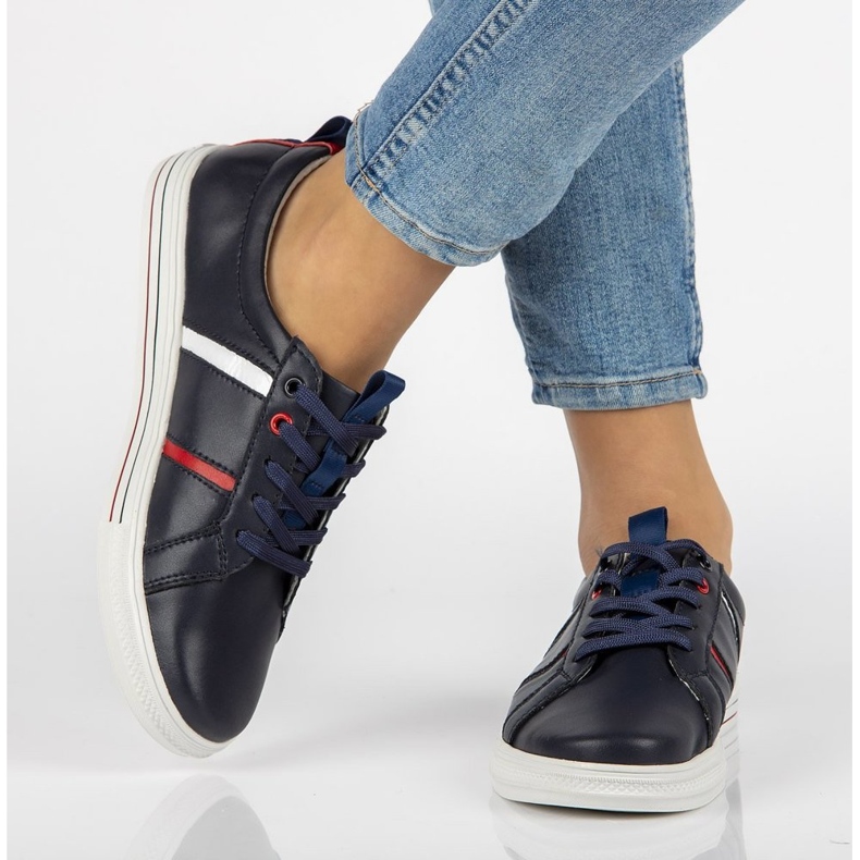 Nahkakengät Filippo DP2045 / 21 Nv laivastonsininen 1