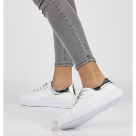 Nahkakengät Filippo DP2157 / 21 Wh valkoinen 1