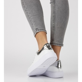 Nahkakengät Filippo DP2157 / 21 Wh valkoinen 2