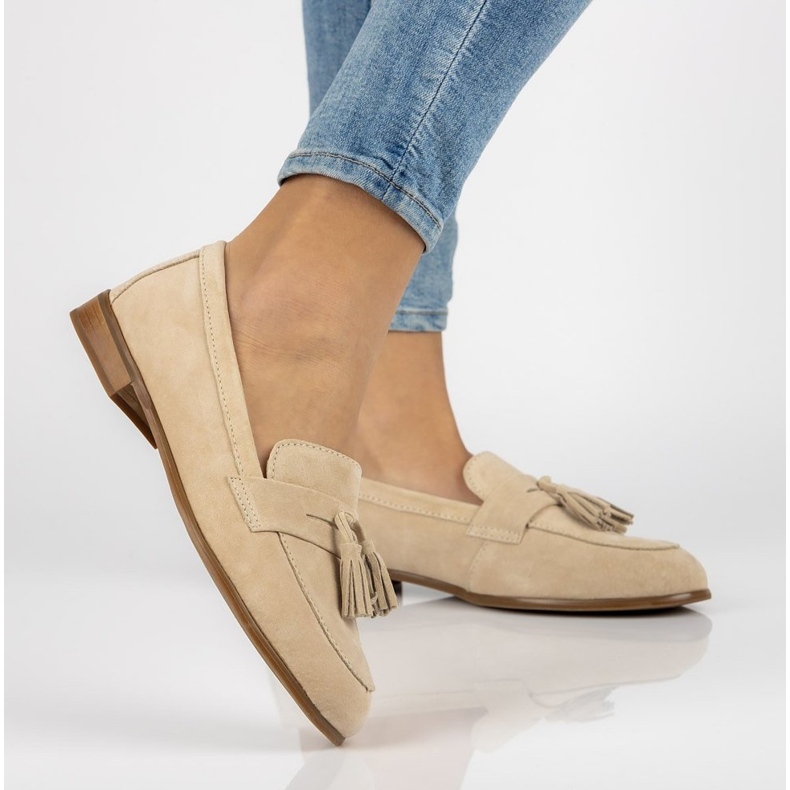 Nahkahousut Filippo DP2149 / 21 Beige 1