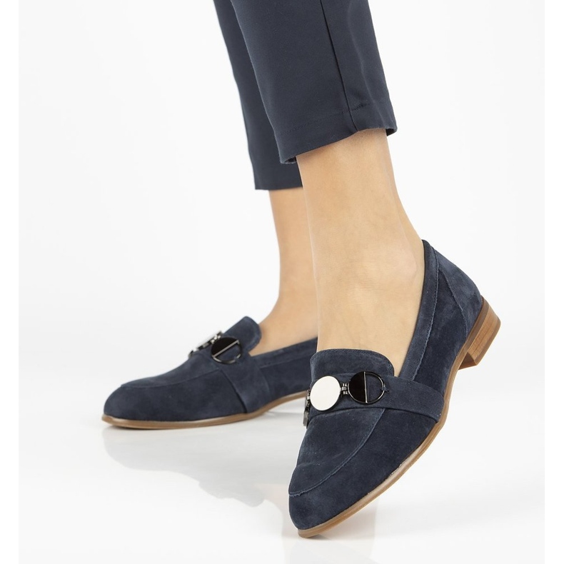 Nahkahousut Filippo DP2148 / 21 Nv laivastonsininen 1