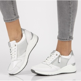 Nahkalenkkarit Filippo DP2052 / 21 Wh valkoinen 1