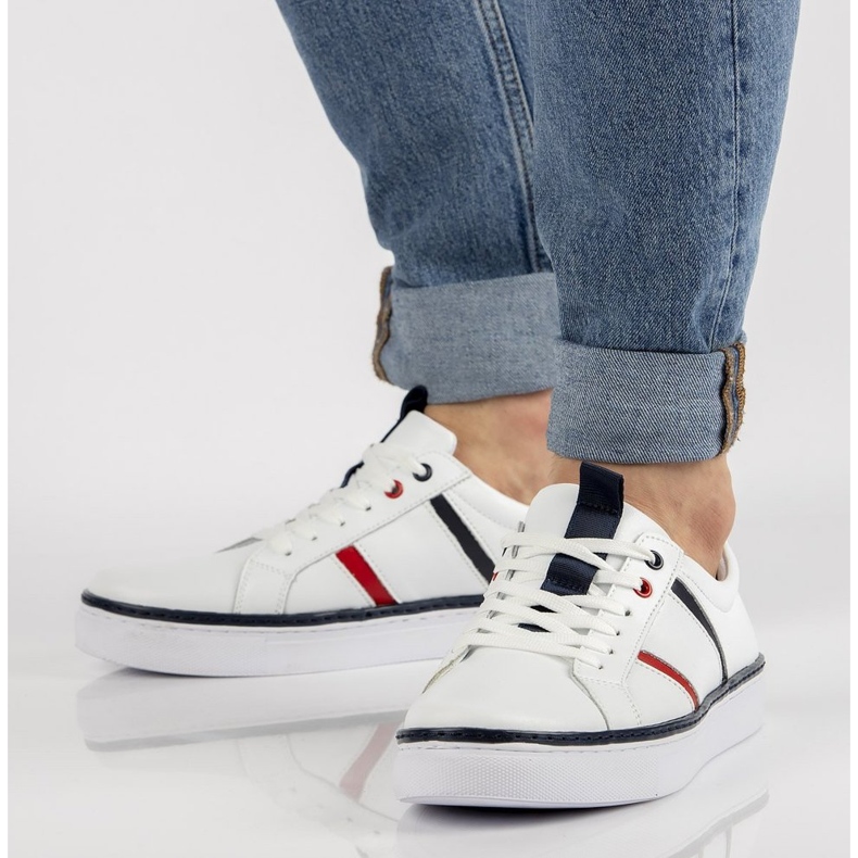 Nahkakengät Filippo MP2146 / 21 Wh valkoinen 1