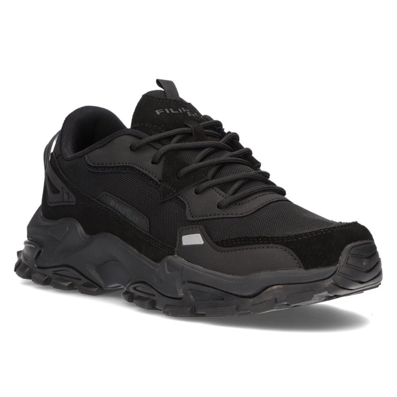 Nahkakengät Filippo MSP2122 / 21 Bk mustat 1