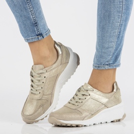 Nahkalenkkarit Filippo DP2008 / 21 Go golden kultainen 1