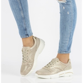 Nahkalenkkarit Filippo DP2156 / 21 Go kultaa kultainen 1