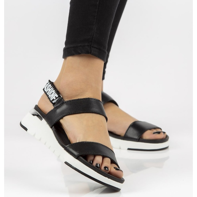 Nahkasandaalit Filippo DS2141 / 21 Bk musta 1