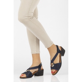 Nahkasandaalit Filippo DS2308 / 21 Nv laivastonsininen 1