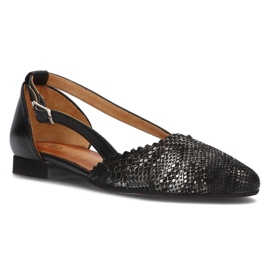 Nahkakengät Filippo 4972A mustat 1