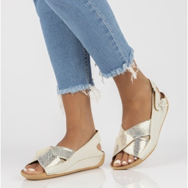 Nahkasandaalit Filippo 00994-37 / 00-5 ecru 1