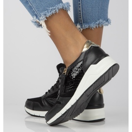 Nahkaiset lenkkarit Filippo DP2052 / 21 Bk mustat 1