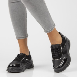 Nahkanauhalliset lenkkarit Filippo DP3178 / 21 Bk musta 1