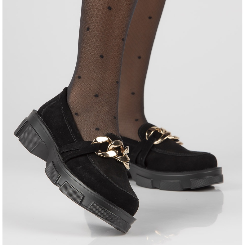 Nahkakengät Filippo DP3221 / 21 Bk S musta 2