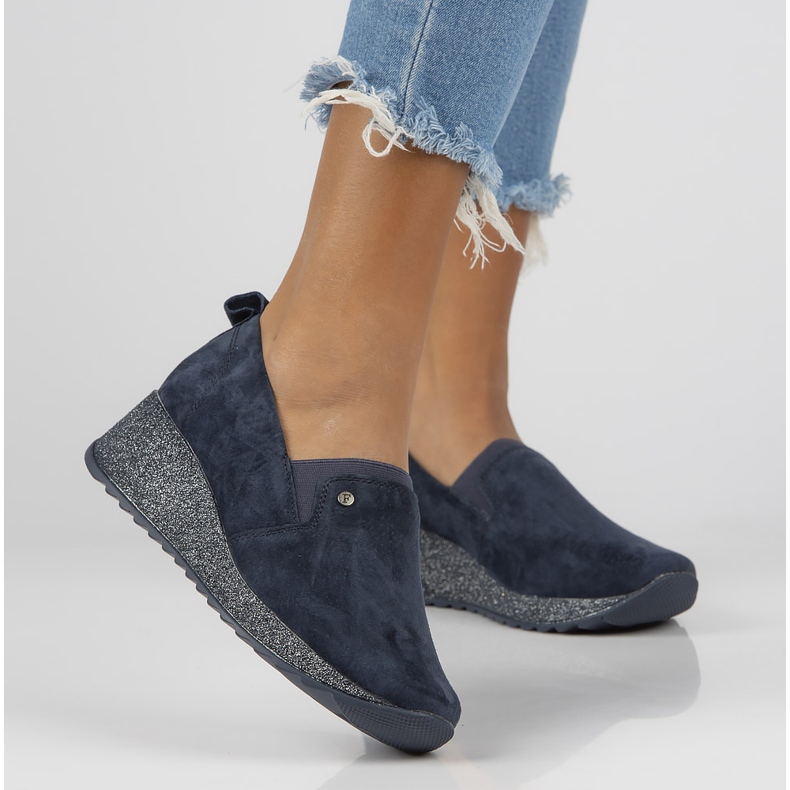 Nahkalenkkarit Filippo DP1500 / 21 Nv laivastonsininen 1