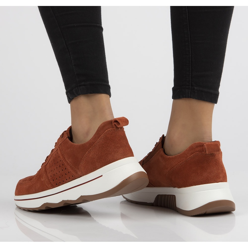 Filippo Nahkalenkkarit DP3171 / 21 Br ruskea oranssi 1