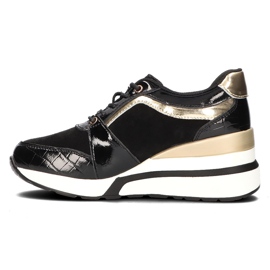 Nahkaiset lenkkarit Filippo DP3167 / 21 Bk musta 1