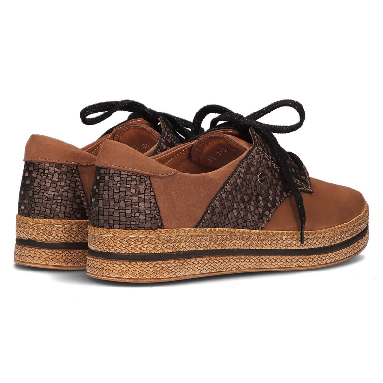 Nahkakengät Filippo 10123 ruskea 1