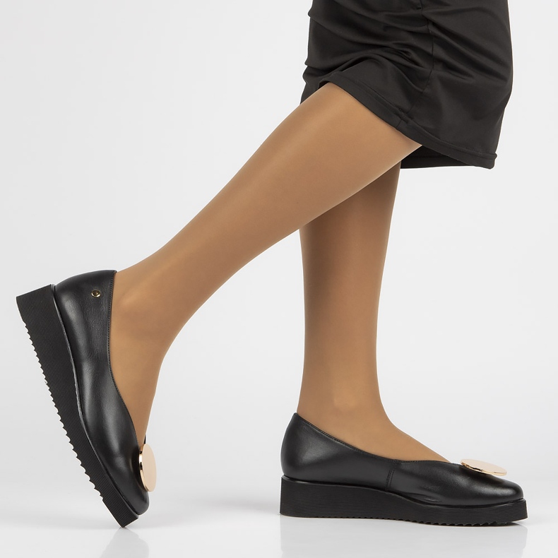 Nahkakengät Filippo 05315B mustat 1