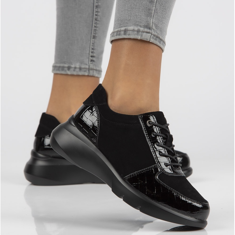 Nahkalenkkarit Filippo DP3168 / 21 Bk mustat 2