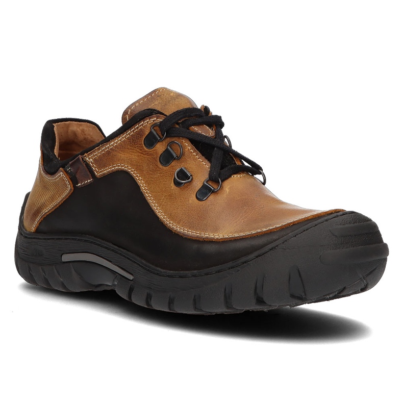 Nahka kengät Filippo 917 sinappi ruskea 1