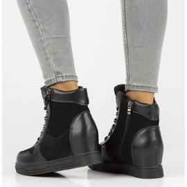 Nahkaiset Filippo DBT3148 / 21 Bk Mustat saappaat 1