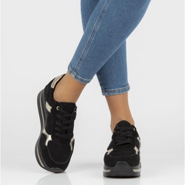 Nahkaiset tennarit Filippo DP2004 / 21 Bk mustat 1