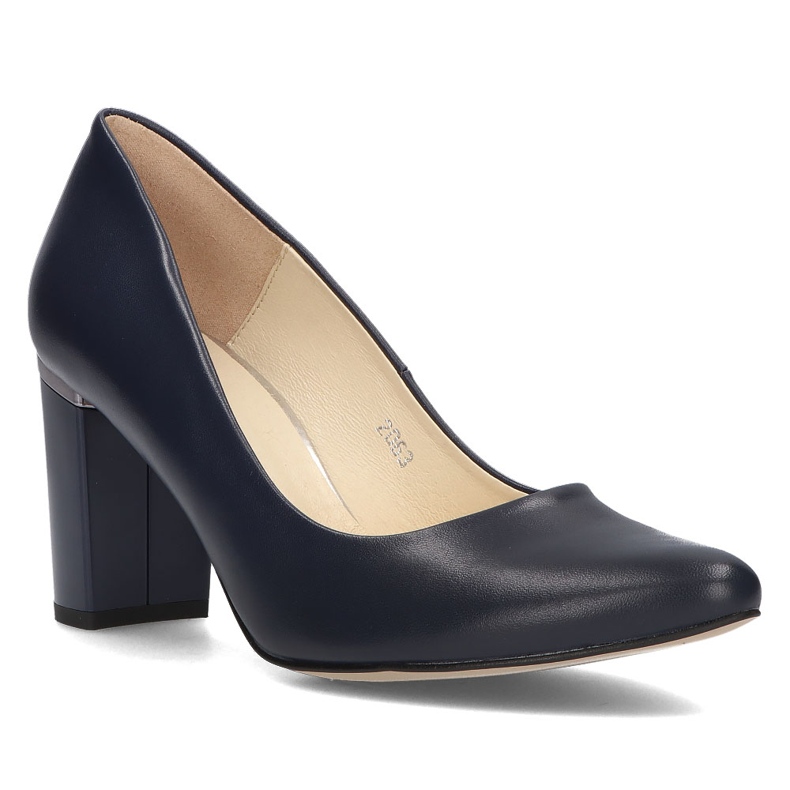 Nahkapumput Filippo 2063 Navy blue tummansininen 1