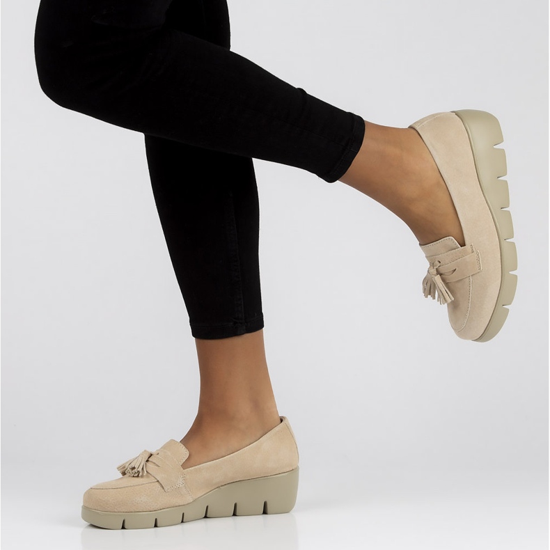 Nahkakengät Filippo DP3162 / 22 Beige 1