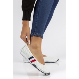 Nahkakengät Filippo DP2063 / 22 Wh valkoinen 2