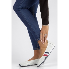 Nahkakengät Filippo DP2063 / 22 Wh valkoinen 1