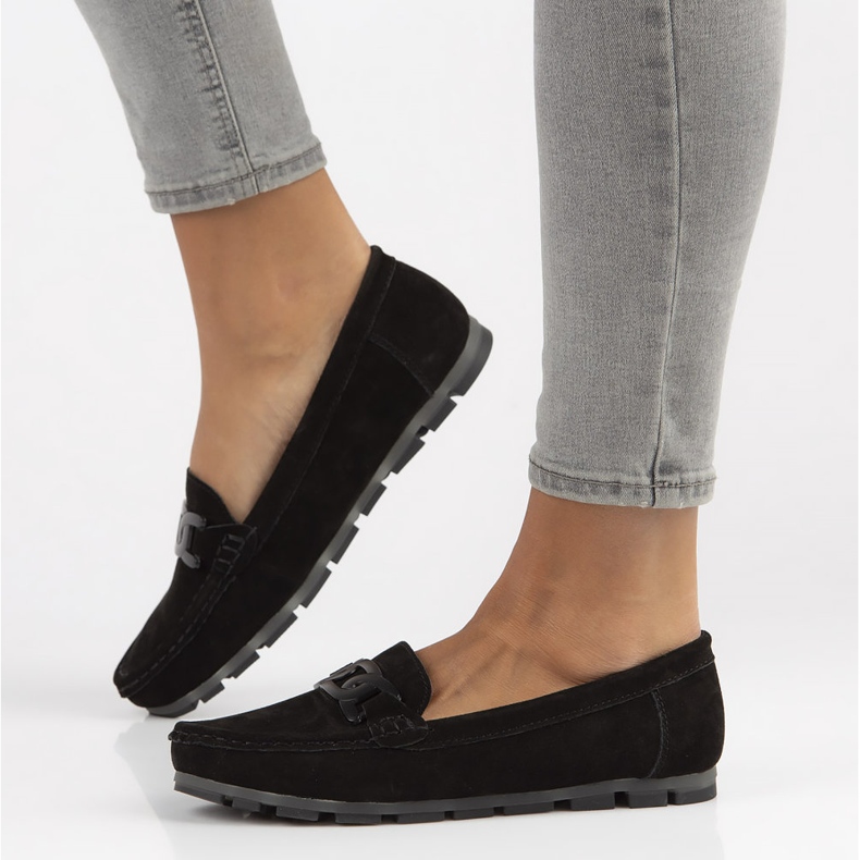 Nahkaiset mokasiinit Filippo DP3630 / 22 Bk musta 1