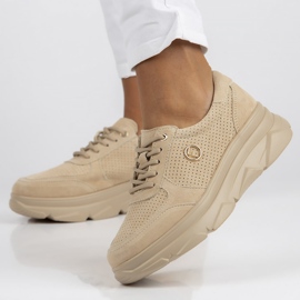 Nahkalenkkarit Filippo DP2138 / 22 Be Beige 2