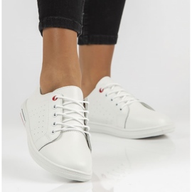 Nahkakengät Filippo DP3508 / 22 Wh valkoinen 1