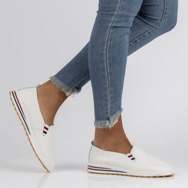 Nahkakengät Filippo DP3510 / 22 Wh valkoinen 1