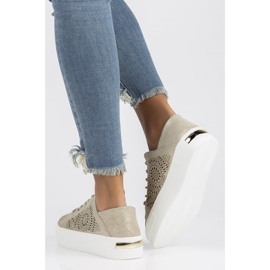 Nahkakengät FILIPPO DP3529 / 22 Go golden kultainen 1