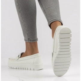 Nahkahousut Filippo DP3334 / 22 Wh valkoinen 1