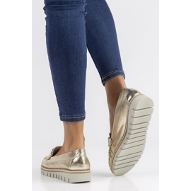 Nahkahousut Filippo 10134 kultaa kultainen 2