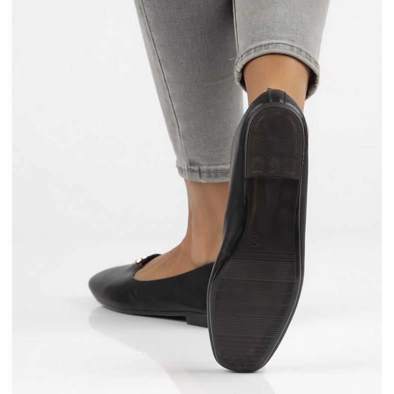 Filippo B50013-BL Mustat ballerinat 1