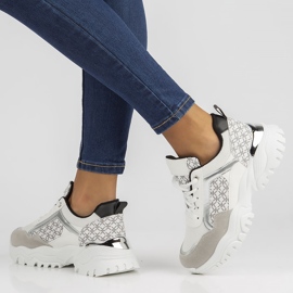 Tennarit Filippo BB116 valkoiset ja mustat valkoinen 2