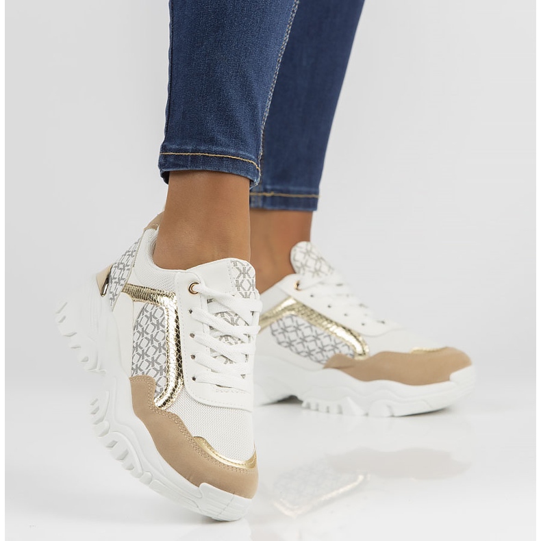 Tennarit Filippo BB116 valkoinen ja beige 1