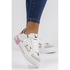 Filippo GG599 pinkit tennarit valkoinen vaaleanpunainen monivärinen 1