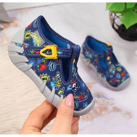 Befado Jr BEF2M tummansiniset tossut laivastonsininen 1