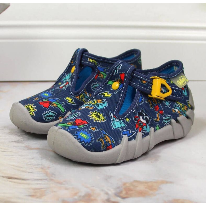 Befado Jr BEF2M tummansiniset tossut laivastonsininen 2