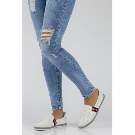 Nahkakengät Filippo DP2309 / 22 Wh valkoinen 2