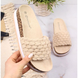 Potocki W WOL66B beige-tasotossut 1