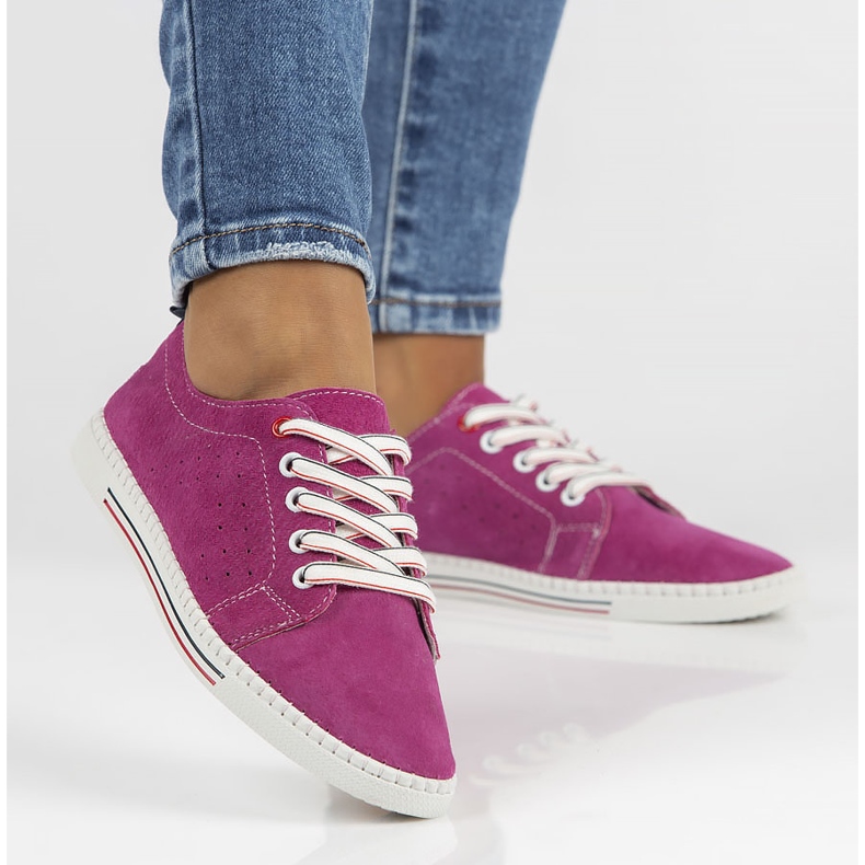 Nahkakengät Filippo DP3507 / 22 Fh fuksia vaaleanpunainen 2