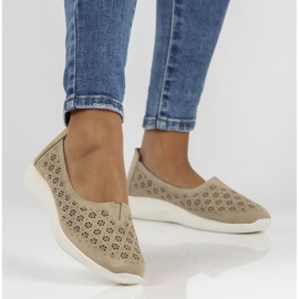 Nahkakengät Filippo DP3673 / 22 Beige 1