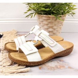 Velcro nahka Rieker W RKR511 valkoinen 2