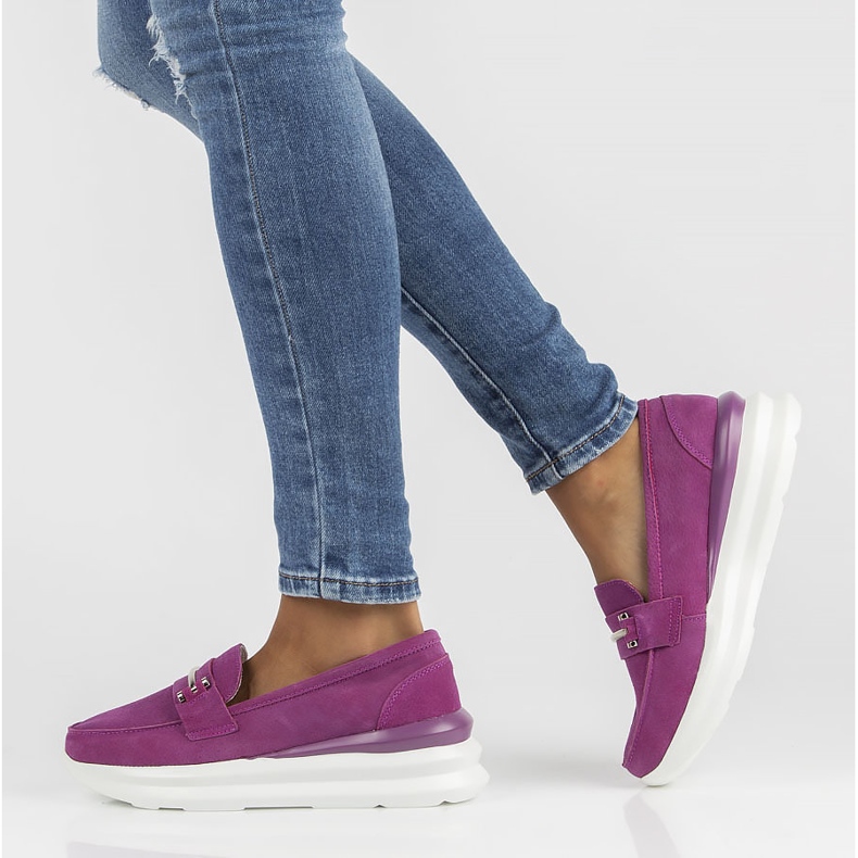 Nahkakengät Filippo DP3504 / 22 Fh fuksia vaaleanpunainen 2